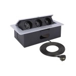 KOMBIBOX Z PRZEWODEM I WTYCZKĄ ALUMINIUM